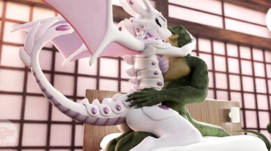 Watch as Waverly rides her furry lover like a wild stallion in this 4K60FPS furromantic porn video!