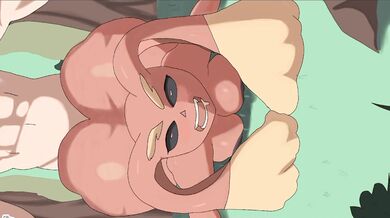 Lets have a 3-way with this bunny and its lollipop!