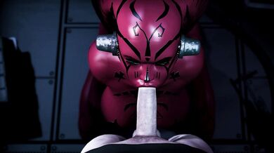 The Dark Lord of the Sith engages in a deep throating adventure that will leave you breathless!