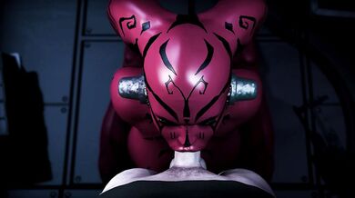 The Dark Lord of the Sith engages in a deep throating adventure that will leave you breathless!