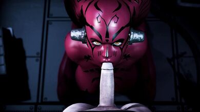 The Dark Lord of the Sith engages in a deep throating adventure that will leave you breathless!