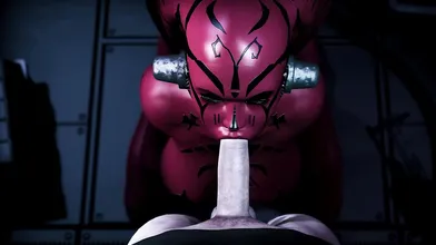 The Dark Lord of the Sith engages in a deep throating adventure that will leave you breathless!
