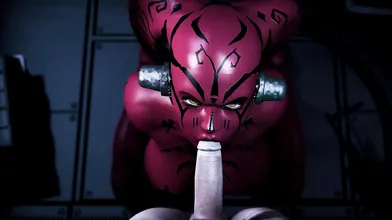 The Dark Lord of the Sith engages in a deep throating adventure that will leave you breathless!