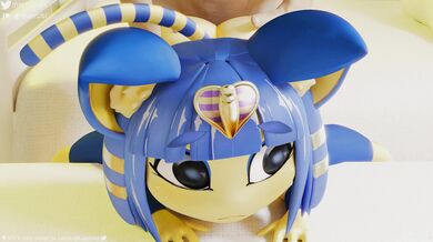 Animal Crossings Ankha gets a surprise 4K Hentai Porn video with sound
