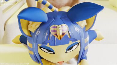 Animal Crossings Ankha gets a surprise 4K Hentai Porn video with sound