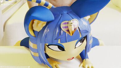 Animal Crossings Ankha gets a surprise 4K Hentai Porn video with sound