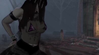 In this steamy PMV, the gothic lolita ZERO takes on three hot futa girls in a thrilling threesome that will leave you breathless!