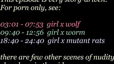 Savage sex with a monstrous tentacle creature!