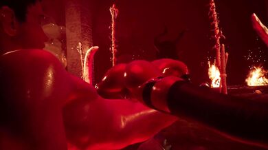 Sexy Succubus Seductress Tempts Lustful Lover In Erotic Duel