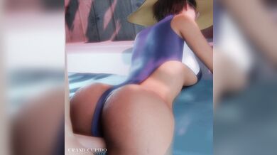 Watch as Jill Valentine and her sexy pool boy engage in a hot tub orgy that will leave you breathless!