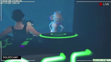 Splatoon HMV Backstage Fuck - Three Women in Love with a Sexy DJ!