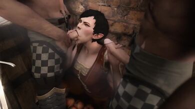 Eveline Gallo takes on a massive cock and blows it like theres no tomorrow in this hot leather letter scene!