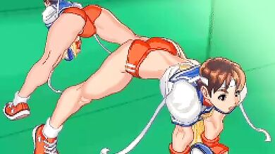 Sakura Bingo Tartes Workout Shirt BJ Blowjob Facial