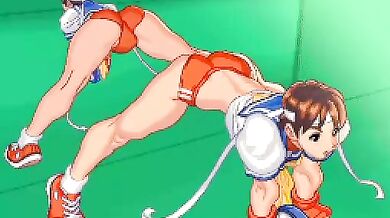 Sakura Bingo Tartes Workout Shirt BJ Blowjob Facial