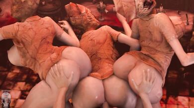 The 3 Bubble Head Nurses of Silent Hill