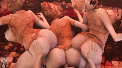 The 3 Bubble Head Nurses of Silent Hill