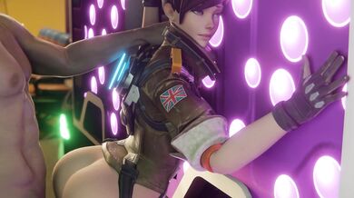 Machines of Desire: Tracer Gets F*cked Hard in the Nearby Vending Room