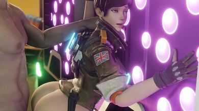 Machines of Desire: Tracer Gets F*cked Hard in the Nearby Vending Room