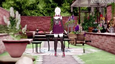 Skeletal Knight in Another World Fucks Ariane Glenys Maple