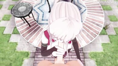 Skeletal Knight in Another World Fucks Ariane Glenys Maple