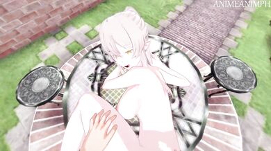 Skeletal Knight in Another World Fucks Ariane Glenys Maple