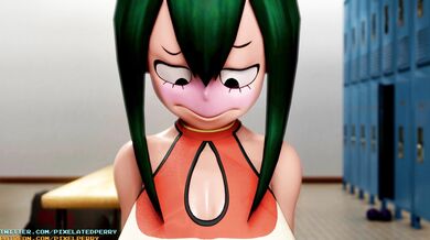 Watch as five girls, Tsuyu Asui and Ochako Uraraka, get it on with each other and pixelated porn star Pixel Perry in this stunning 4k hentai video