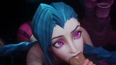4K ultra HD Jinx blowjob (Bewyx)