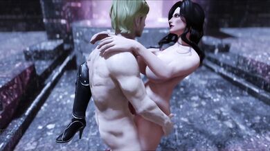 Watch the full version of Mother Valerica, the sexy high Vampire enjoying a young Dovahkiin and his big cock in part 2