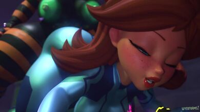 Watch as Princess Daisy gets possessed by a supernatural entity and is for*ced to have sexual intercourse with it multiple times, over and over again