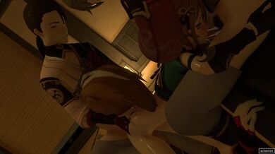 Mature Lady Teases Young Boy in Public Park with Toy Elephant and Watermelon