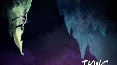 Harley Quinn gets wedgied by her foxy co-worker!