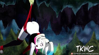 Harley Quinn gets wedgied by her foxy co-worker!