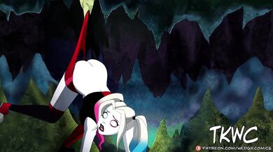 Harley Quinn gets wedgied by her foxy co-worker!