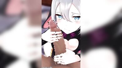This is a 3D hentai animation where a female protagonist gets her hands tied and is for*ced to face her tormentor, Suzutaro3D