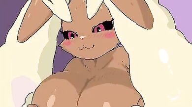 Lovely Lopunny Takes a Sweet Ride on the Paizuri Train