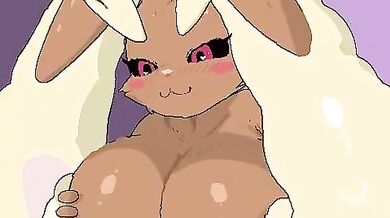 Lovely Lopunny Takes a Sweet Ride on the Paizuri Train