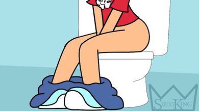 Exploring the Depths of Anal Pleasure with Lammy and Lamb in Toilet Full w/ Audio (by SquatKing and Sorollos)