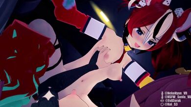 Baele x Iris - Futa fucks sexy female in the shower