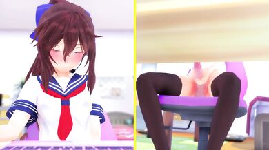 Watch Hikari, a beautiful futa girl, masturbate live on cam!