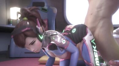 Watch DVa and her doggy friend Fraxxlr get it on in this hardcore hentai porn scene!