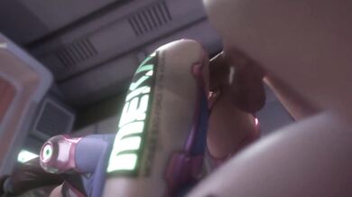 Watch DVa and her doggy friend Fraxxlr get it on in this hardcore hentai porn scene!