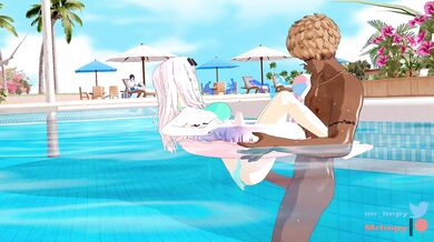 The art of love and war - Chika, ravaged by Mr Impy on a summer resort