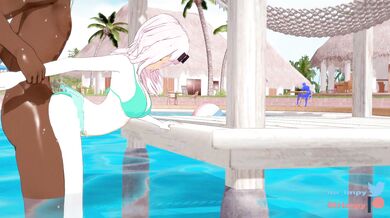 The art of love and war - Chika, ravaged by Mr Impy on a summer resort