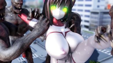 Pussy surrender to powerful handling