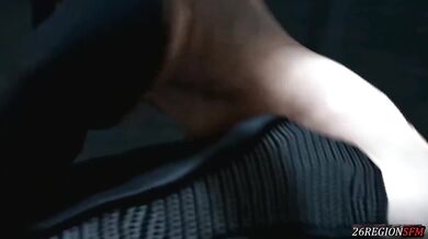 Monsters Meet Their Match in Rachel as She Takes on Two Mighty Beasts and Fills Them with Her Squirmy Cum!