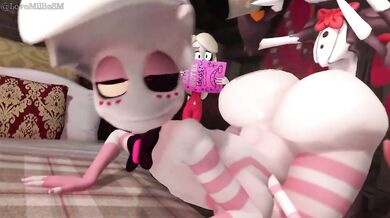 Watch as Millies hot daddy forces her to have sex with all his friends in this hentai porn video