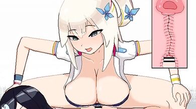 Younger sister, Mirai Akari is having her first time