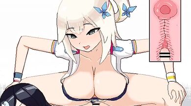 Younger sister, Mirai Akari is having her first time