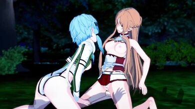 Sword Art Online - Asuna X Sinon