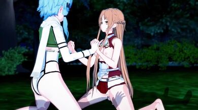 Sword Art Online - Asuna X Sinon